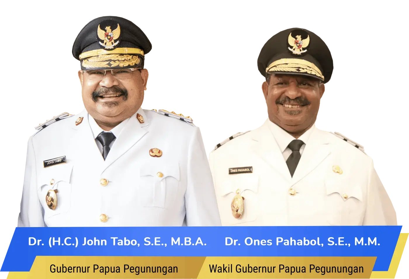 Gubernur dan Wakil Gubernur Papua Pegunungan