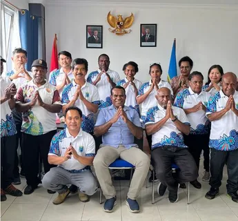 Dokumentasi Rapat Evaluasi Triwulan, Dukcapil Papua Pegunungan Tingkatkan Kinerja Pelayanan